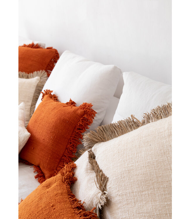 Bazar Bizar De Saint Tropez Kussenhoes - Naturel Wit - 60x60