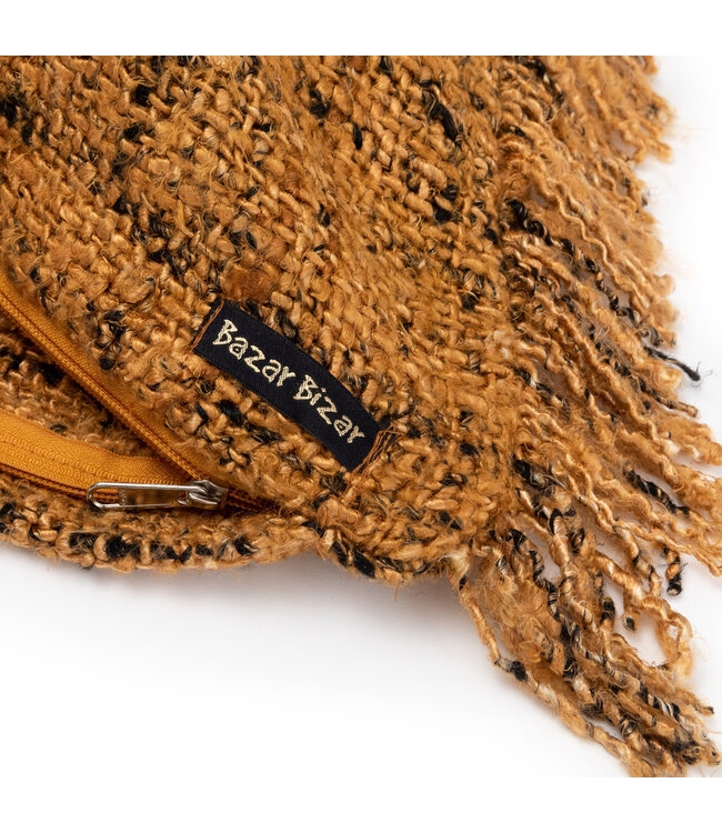 Bazar Bizar De Oh My Gee Kussenhoes - Cinnamon Zwart - 35x100