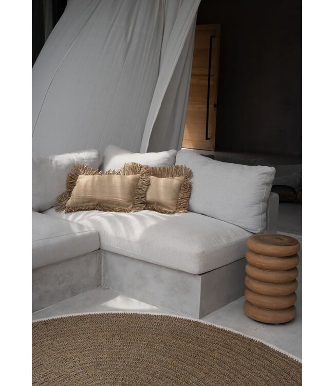 Bazar Bizar De Jute Bonita Kussenhoes - Naturel - 30x50
