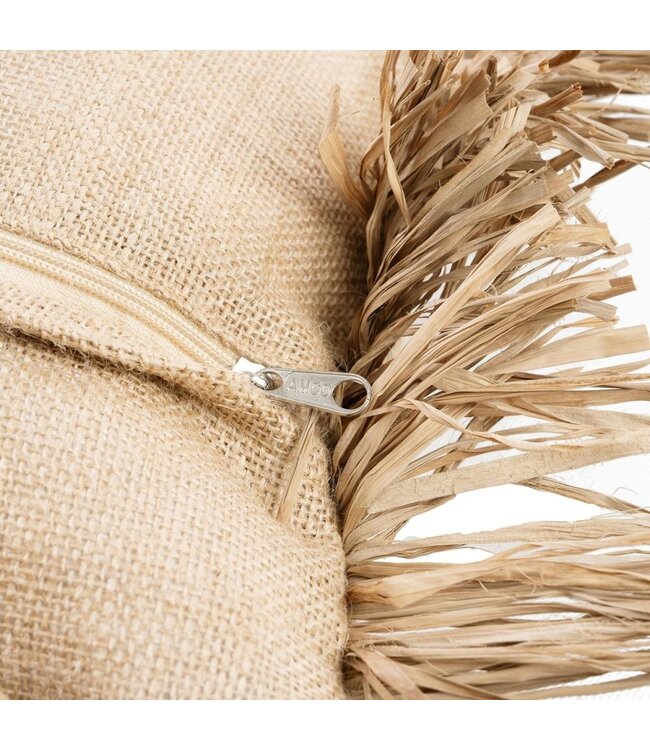 Bazar Bizar De Jute Bonita Kussenhoes - Naturel - 30x50
