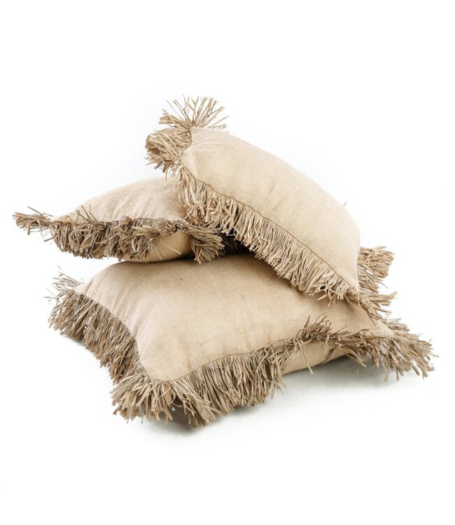 Bazar Bizar De Jute Bonita Kussenhoes - Naturel - 30x50