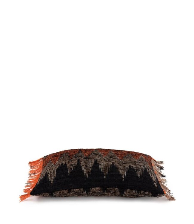 Bazar Bizar De Oh My Gee Kussenhoes - Zwart Oranje - 30x50