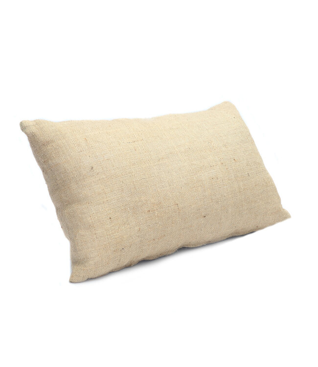 Bazar Bizar De Jute Kussenhoes - Naturel - 60x35