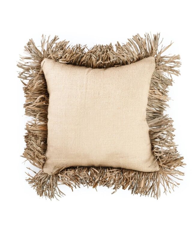 Bazar Bizar De Jute Bonita Kussenhoes - Naturel - 40x40