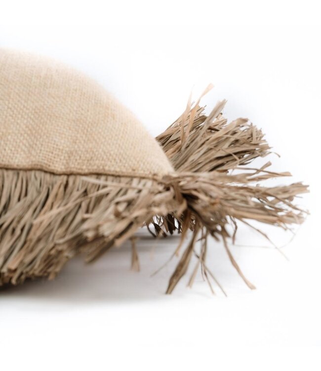 Bazar Bizar De Jute Bonita Kussenhoes - Naturel - 40x40