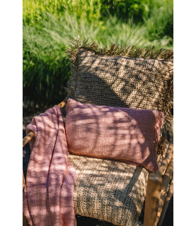 Bazar Bizar De Oh My Gee Kussenhoes - Zalm Roze - 30x50