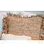 Bazar Bizar De Raffia Kussenhoes - Vierkant - Naturel - 60x60