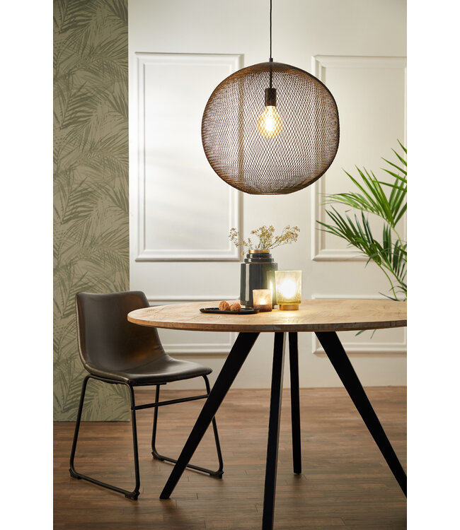 Light & Living Hanglamp 50x48 cm REILLEY matt black