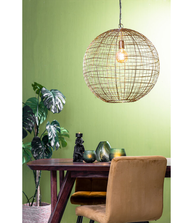 Light & Living Hanglamp 55x55 cm MIRANA gold