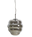 Light & Living Hanglamp 45x48 cm MISTY smoked glass+matt black