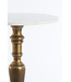 Light & Living Side table 50x90 cm KAMPAR marble white-antique bronze