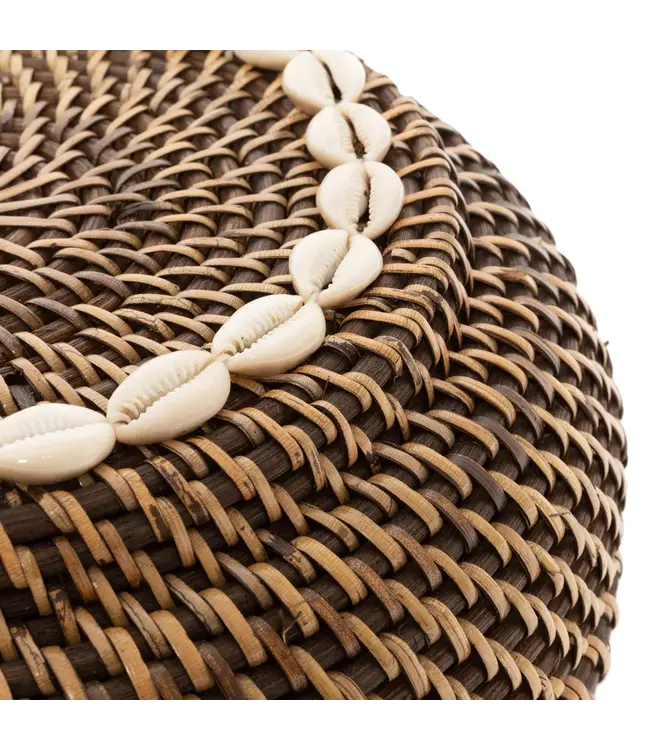 Bazar Bizar De Colonial Peek-a-Boo Mand - Naturel Bruin - S
