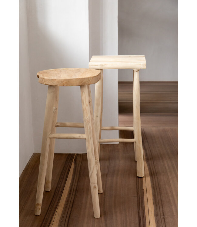 Bazar Bizar Barstoel Kedut - Naturel