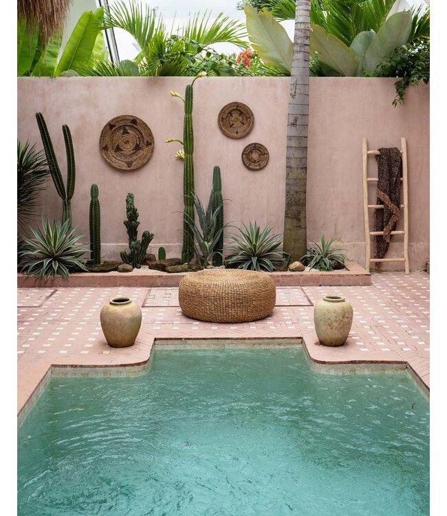 Bazar Bizar De Hyacinth Poef - Rond - 60