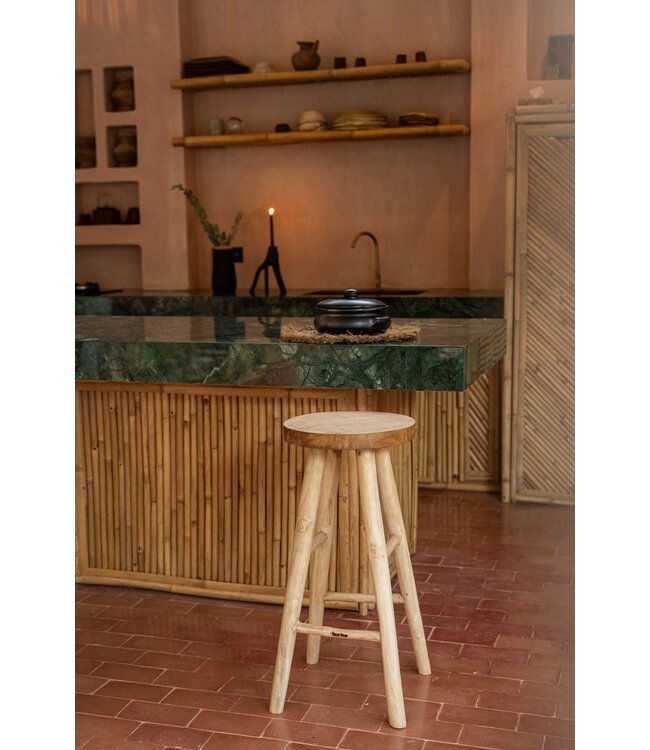 Bazar Bizar Barstoel Kedut - Naturel