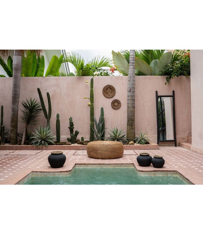 Bazar Bizar De Hyacinth Poef - Rond - 60