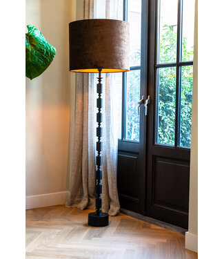 Light & Living Floor lamp 18x135 cm GITAYA matt black