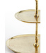 Light & Living Stand 2 layer 30,5x27,5x31 cm TRESA gold