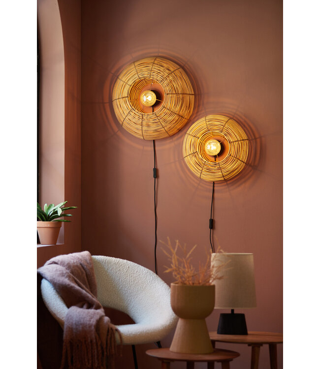 Light & Living Wandlamp 51x21 cm MATAKA Rattan Natural