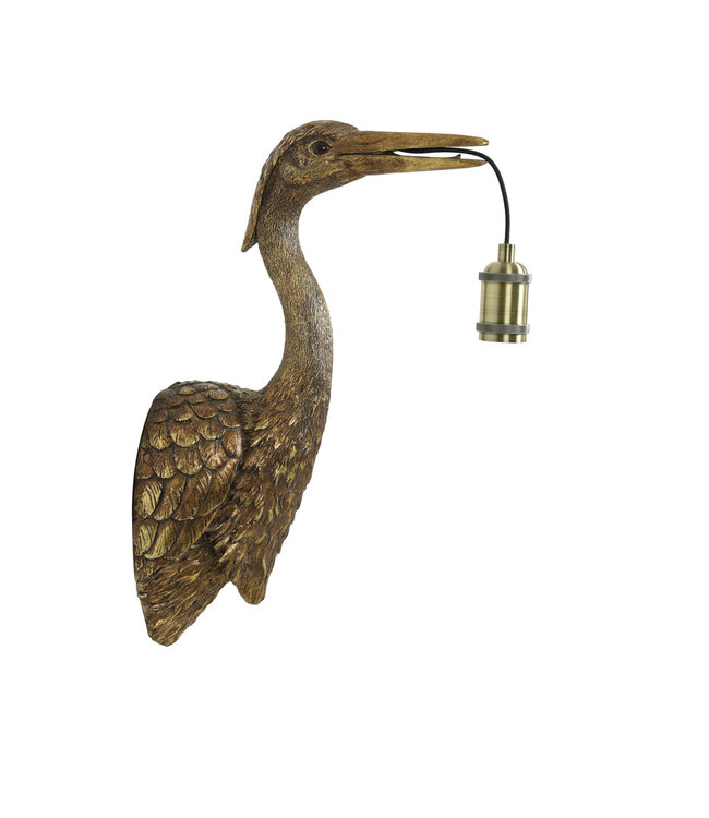 Light & Living Wandlamp 29,5x16x48 cm CRANE antique bronze