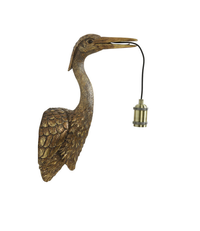 Light & Living Wandlamp 29,5x16x48 cm CRANE antique bronze