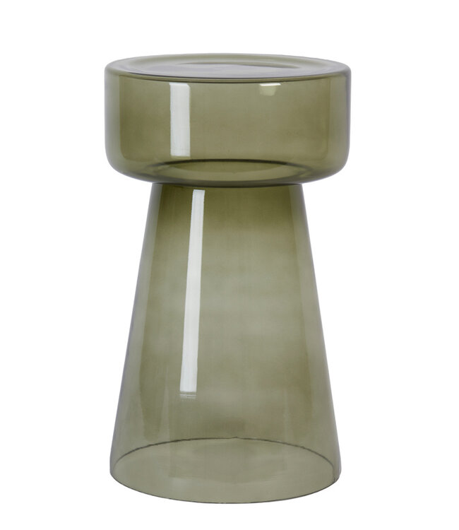 Light & Living Side table 30x50 cm DAKWA glass grey green