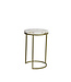 Light & Living Side table S/2 28x42+41x50 cm AXAT agate antique bronze