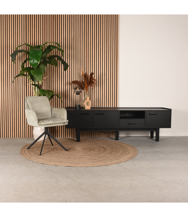 LABEL51 LABEL51 Eetkamerstoel Joy - Beige - Fluweel