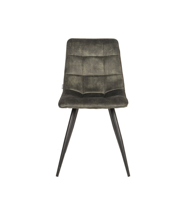 LABEL51 Eetkamerstoel Jelt - Hunter - Velours