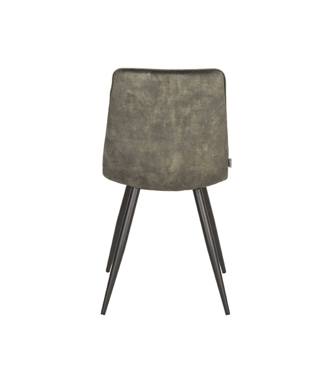 LABEL51 Eetkamerstoel Jelt - Hunter - Velours