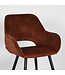 LABEL51 Eetkamerstoel Fer - Rust - Velours