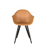 LABEL51 Eetkamerstoel Luca - Oker - Kunststof