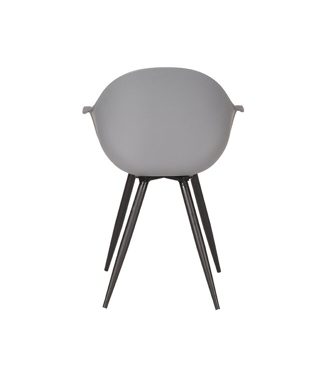 LABEL51 Eetkamerstoel Luca - Antraciet - Kunststof