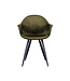 LABEL51 Eetkamerstoel Forli - Army green - Fluweel