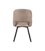 LABEL51 Eetkamerstoel Lewis - Taupe - Microfiber