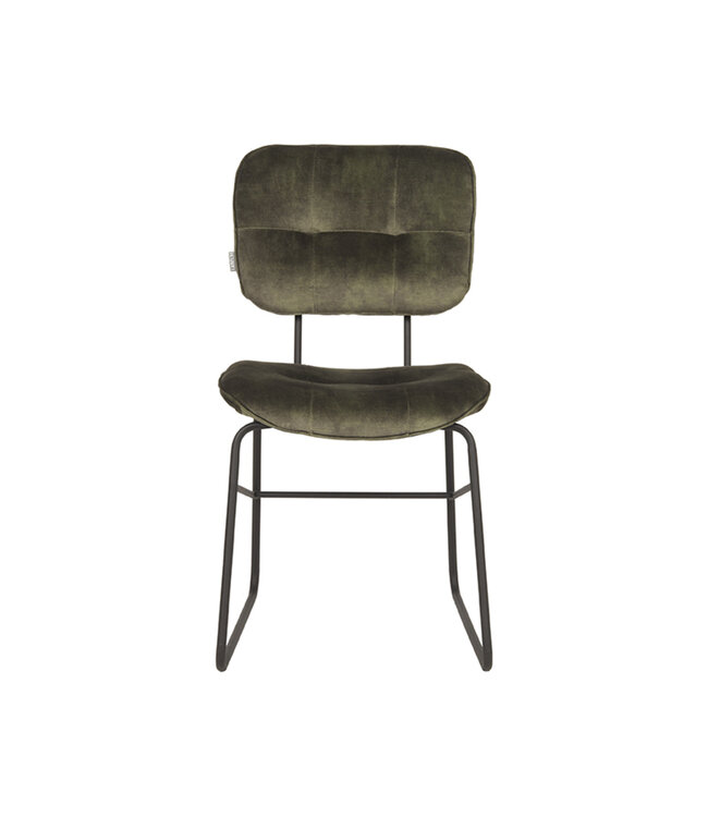 LABEL51 Eetkamerstoel Dez - Hunter - Velours