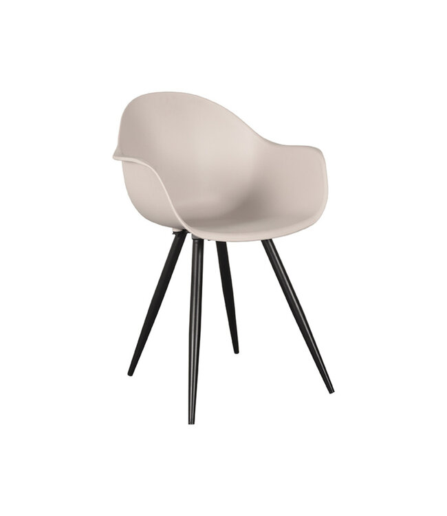 LABEL51 Eetkamerstoel Luca - Zand - Kunststof