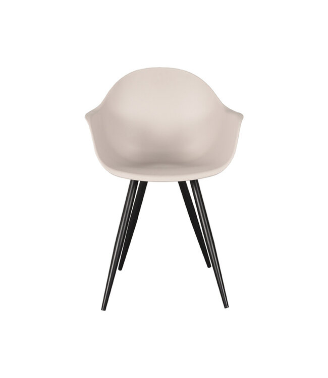 LABEL51 Eetkamerstoel Luca - Zand - Kunststof