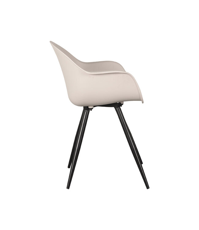 LABEL51 Eetkamerstoel Luca - Zand - Kunststof