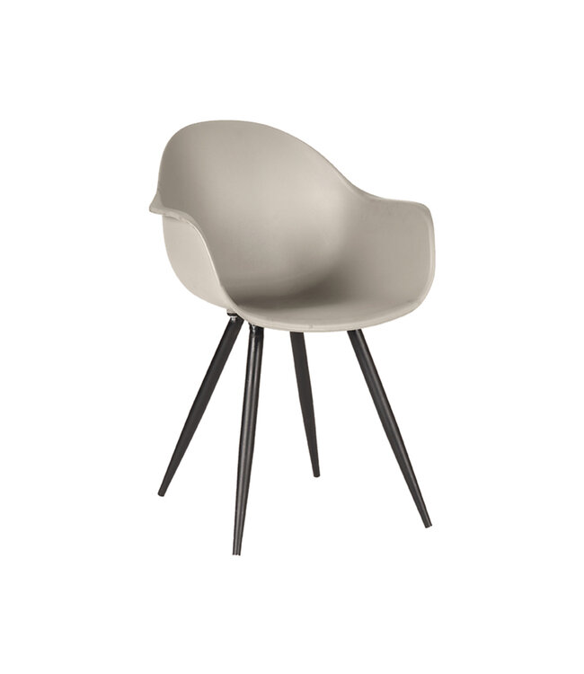 LABEL51 Eetkamerstoel Luca - Zand - Kunststof