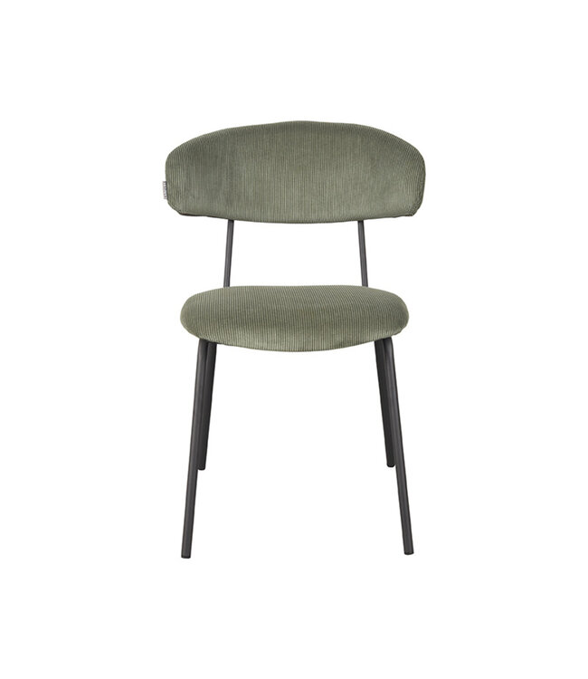 LABEL51 Eetkamerstoel Zack - Forest - Ribcord