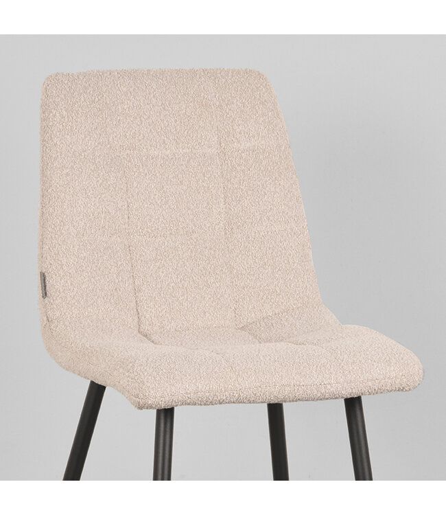 LABEL51 Eetkamerstoel Juul - Naturel - Boucle