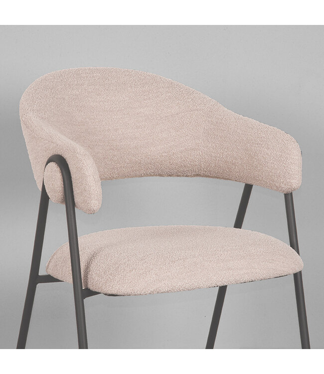 LABEL51 Eetkamerstoel Lowen - Naturel - Boucle
