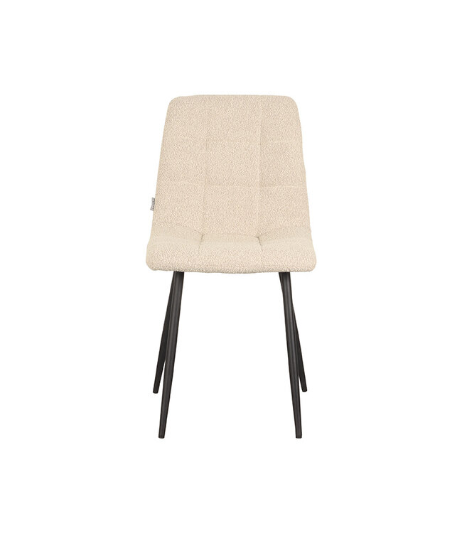 LABEL51 Eetkamerstoel Juul - Zand - Boucle