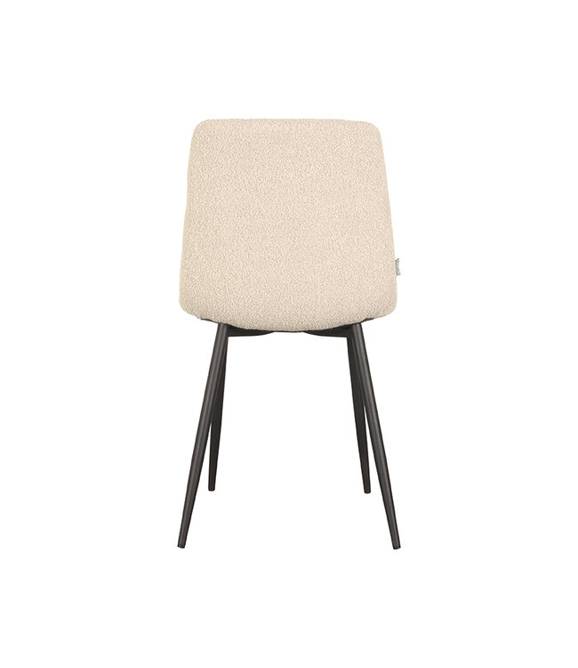 LABEL51 Eetkamerstoel Juul - Zand - Boucle