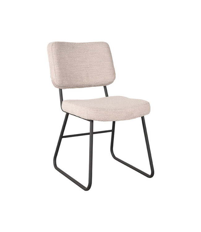 LABEL51 Eetkamerstoel Noah - Naturel - Boucle