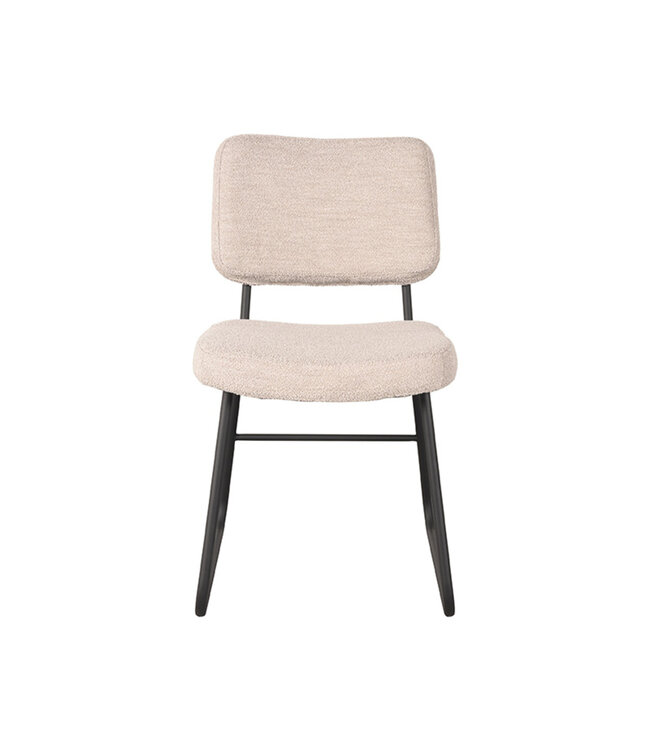 LABEL51 Eetkamerstoel Noah - Naturel - Boucle