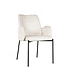 LABEL51 LABEL51 Eetkamerstoel Joni - CrÃ¨me - Fluweel
