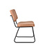 LABEL51 Eetkamerstoel Noah - Cognac - Microfiber