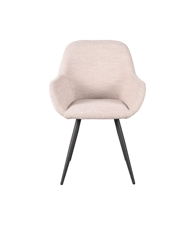 LABEL51 Eetkamerstoel Fender - Naturel - Boucle